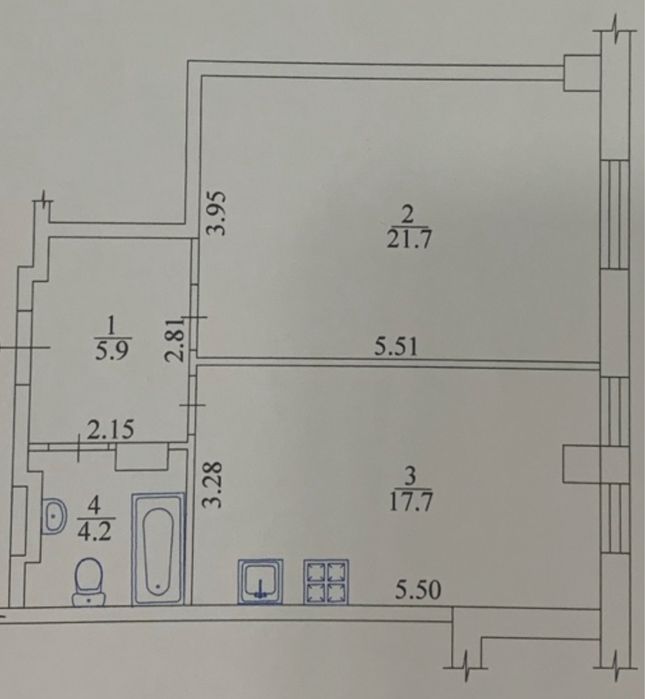 Квартира на вул. Качанівська, 21 в Харкові, ID 165154, фото №12