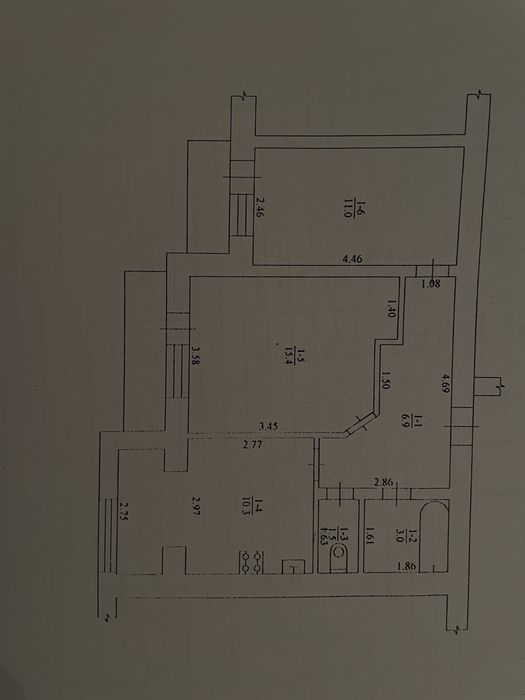 Квартира на вул. 4 южный в Запоріжжі, ID 207438, фото №15