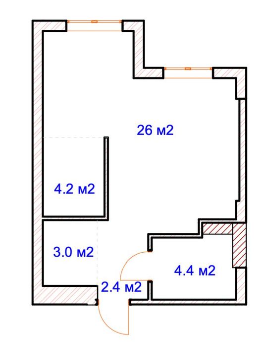 Квартира на вул. Польова, 73 в Києві, ID 294161, фото №2