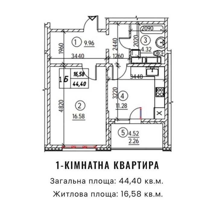 Квартира на вул. Конопланська, 22 в Києві, ID 182929, фото №18