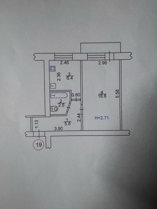 Квартира на просп. Науки в Харкові, ID 260155, фото №13