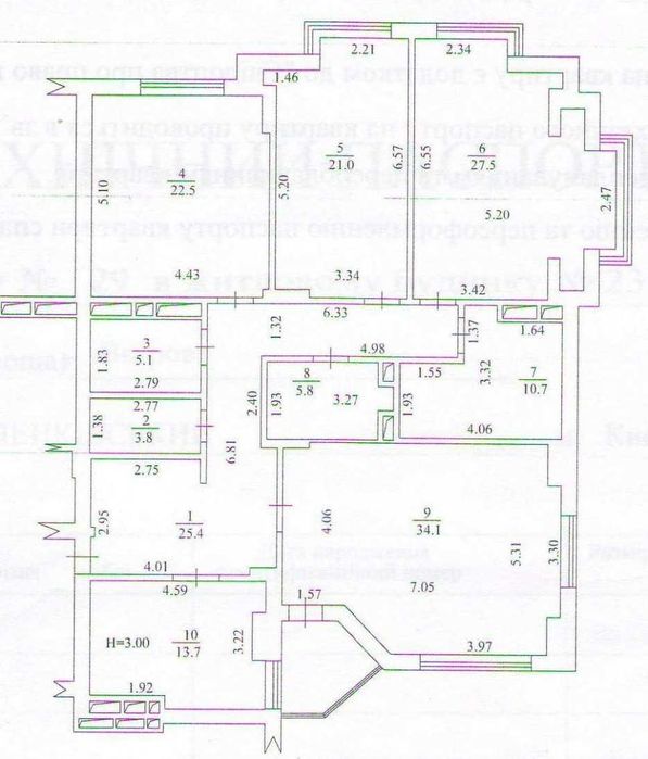 Квартира на вул. Назарівська, 23А в Київ, ID 208135, фото №2