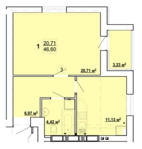 Квартира на вул. Борткевича, 15 в Харкові, ID 205688, фото №14