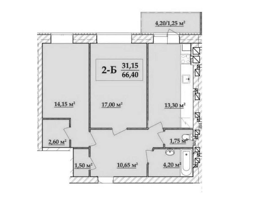 Квартира на ЖК Академмістечко в Хмельницькому, ID 229463, фото №13