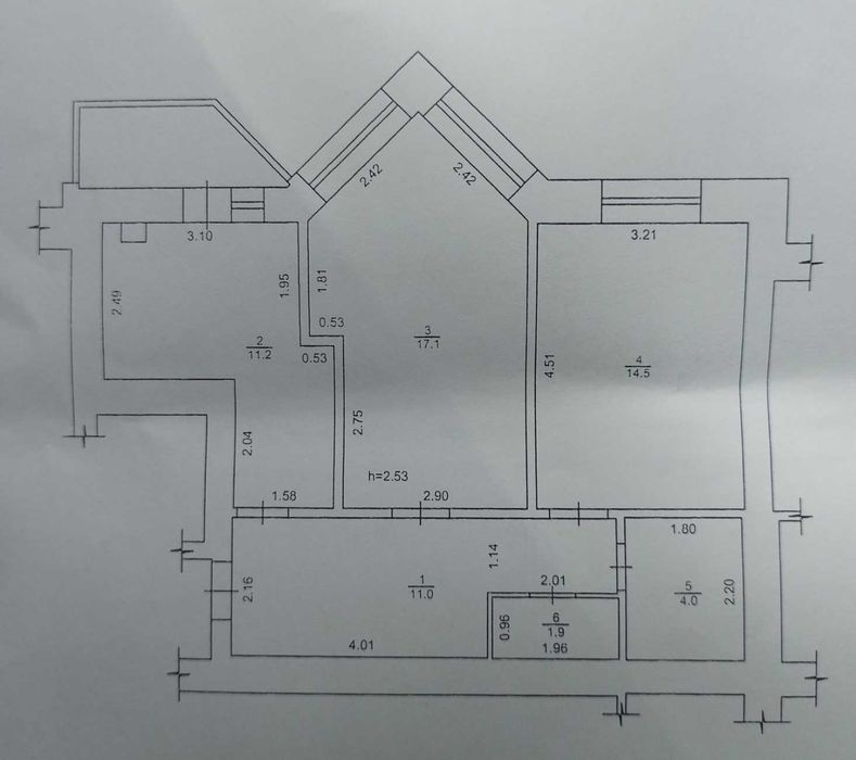 Квартира на пл. ЖК Павленківська в Полтава, ID 197223, фото №1
