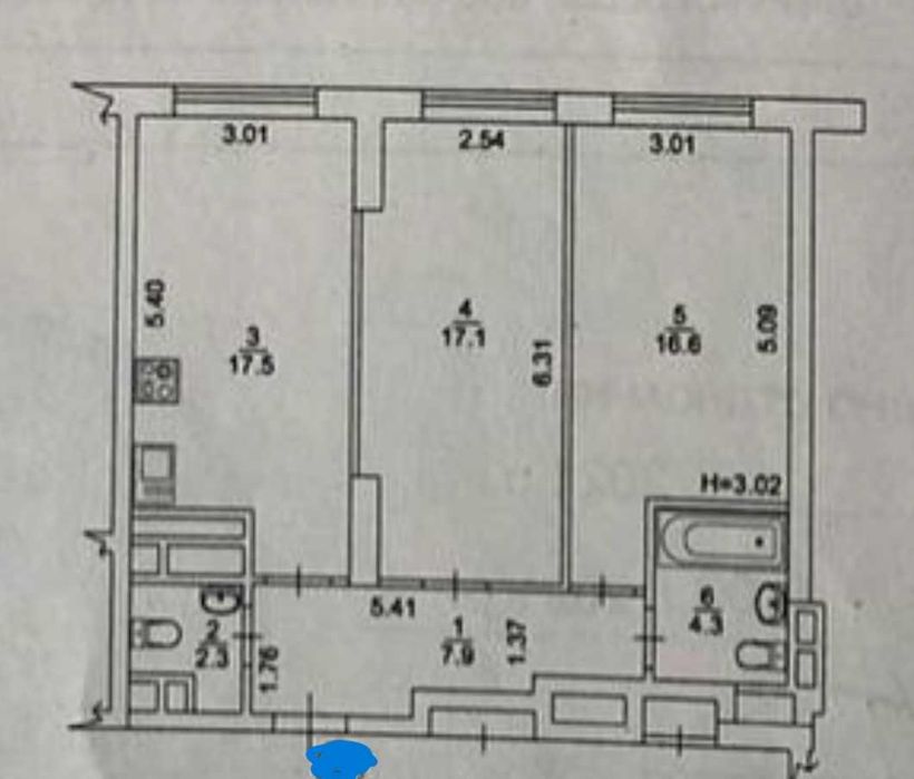 Квартира на вул. Заболотного, 1Б в Києві, ID 177372, фото №2