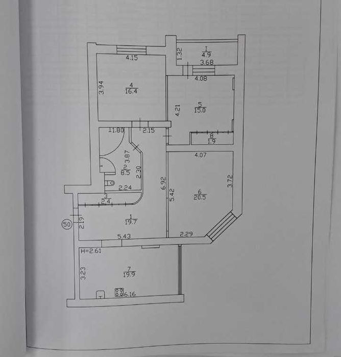 Квартира на вул. Зелена, 10 в Чернігові, ID 230442, фото №24