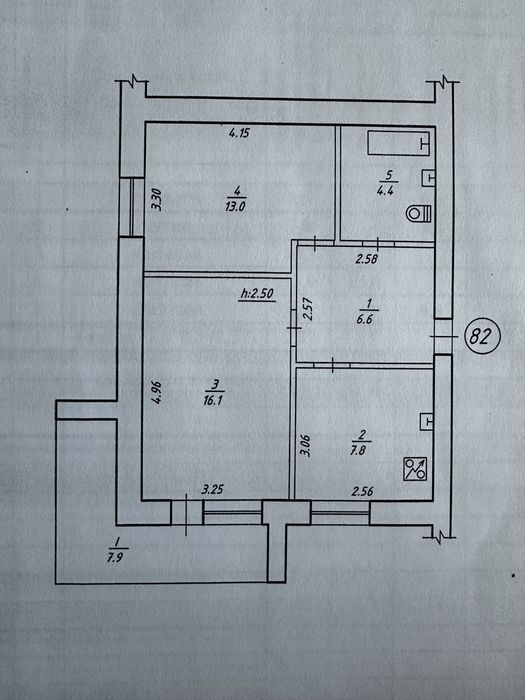 Квартира — Суми в Сумах, ID 395328, фото №8