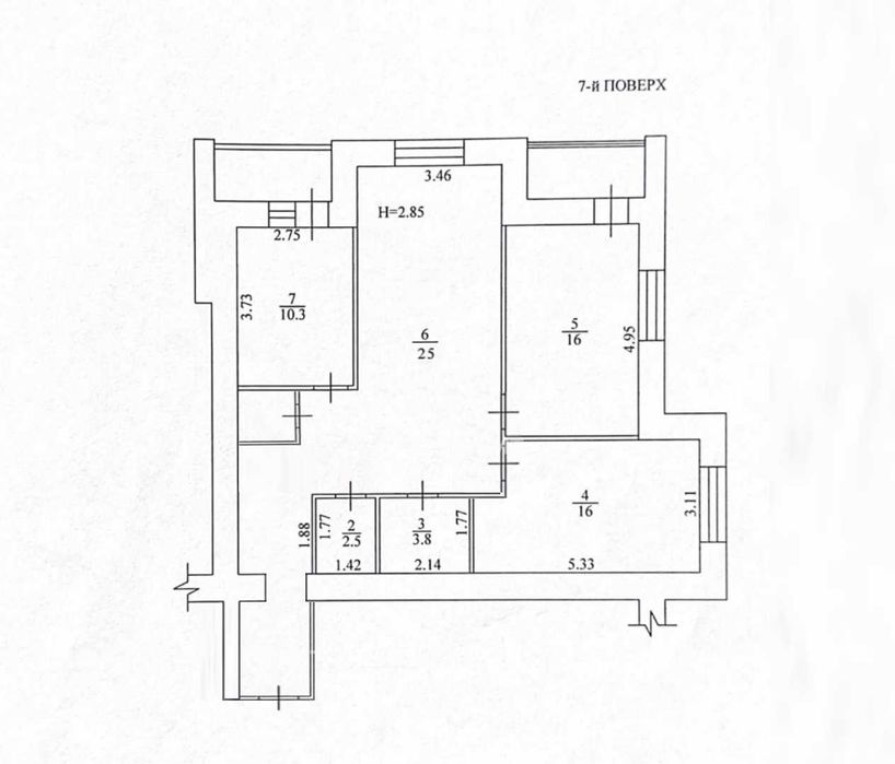 Квартира на вул. Холодногорська в Харкові, ID 208541, фото №15