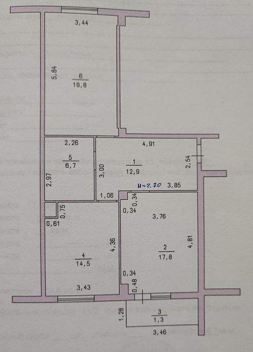 Квартира на Київський в Одесі, ID 310117, фото №2