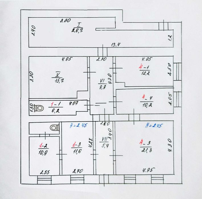 Квартира на пер. Троицкий, 13 в Харкові, ID 175463, фото №12