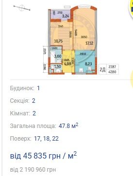 Квартира на біля метро Чернігівська в Київ, ID 173744, фото №2
