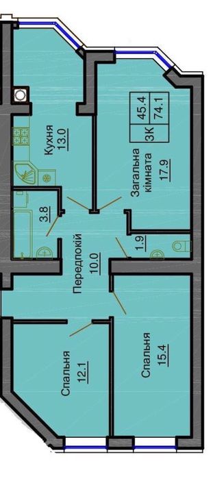 Квартира на ЖК Софія Нова в Київ, ID 337500, фото №1