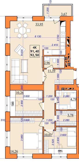 Квартира на Центральна частина міста в Івано-Франківську, ID 177586, фото №2