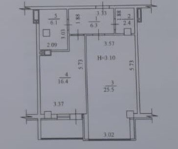 Квартира на ЖК Резиденция в Харкові, ID 198333, фото №2