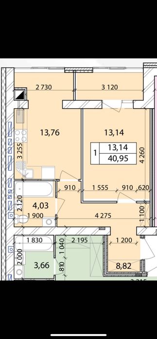 Квартира на вул. Любецька, 110 в Чернігів, ID 253045, фото №2