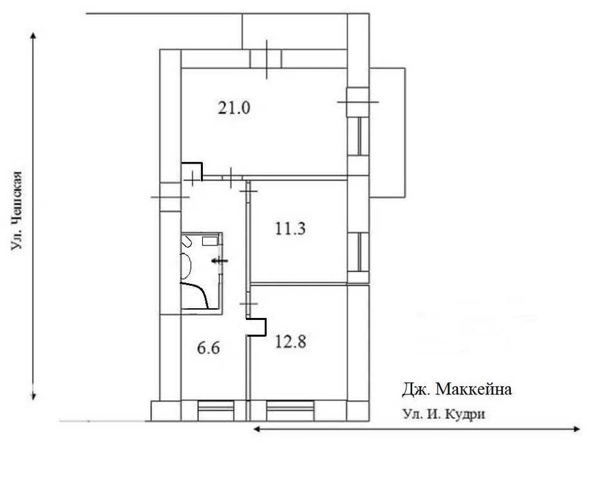Квартира на вул. Джона Макейна, 20Б в Київ, ID 279827, фото №3