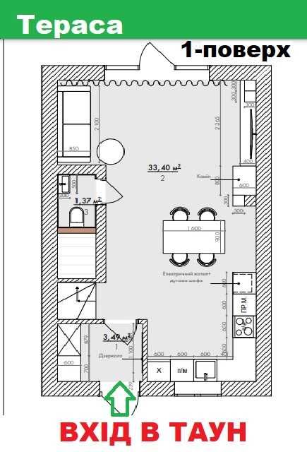 Квартира на вул. Дахнівська, 10 в Черкасах, ID 244444, фото №3