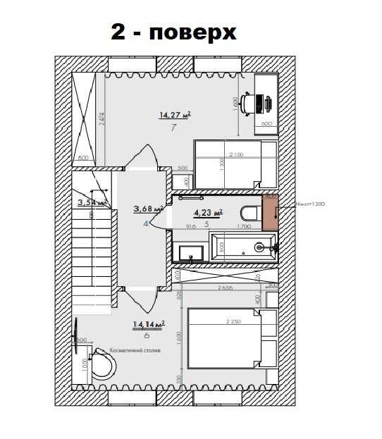 Квартира на вул. Дахнівська, 10 в Черкасах, ID 244444, фото №4