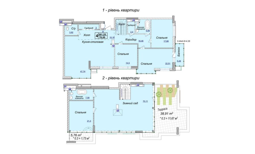 Квартира на вул. Андрія Верхогляда 15-Б в Києві, ID 166645, фото №23