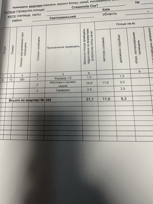 Квартира на вул. Стешенків, 9 в Києві, ID 203285, фото №5