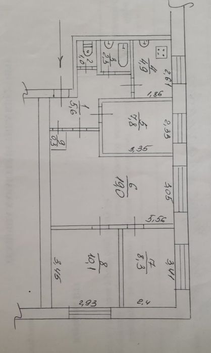 Квартира на вул. Харитонова, 16 в Кривому Розі, ID 197068, фото №13