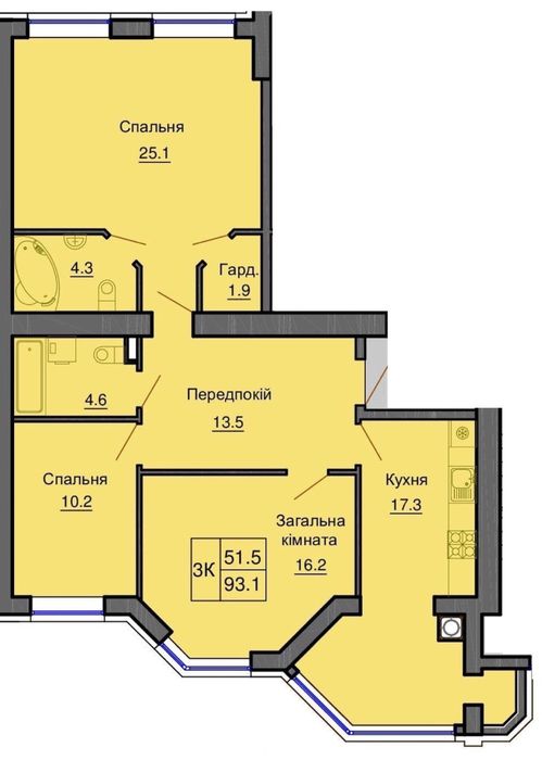 Квартира на ЖК Софія Нова в Києві, ID 312049, фото №1