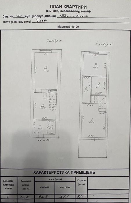 Квартира на вул. Балковська в Одесі, ID 209946, фото №22