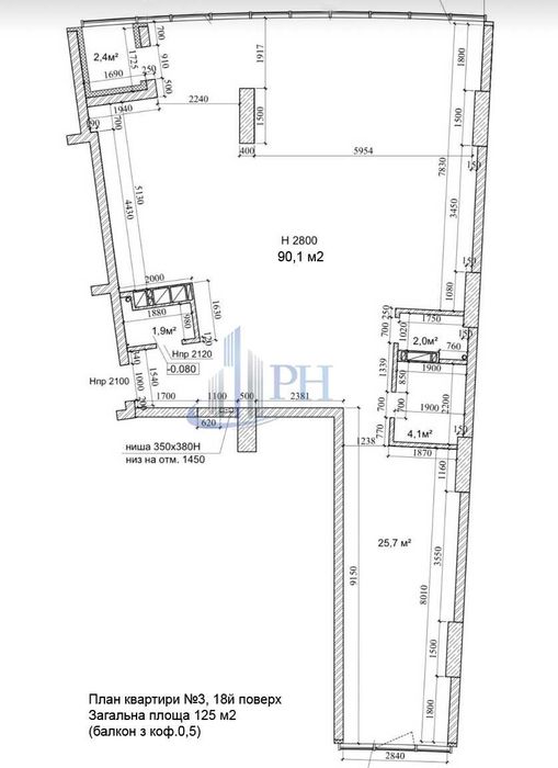 Квартира на бул. Миколи Міхновського, 13а в Києві, ID 180185, фото №2