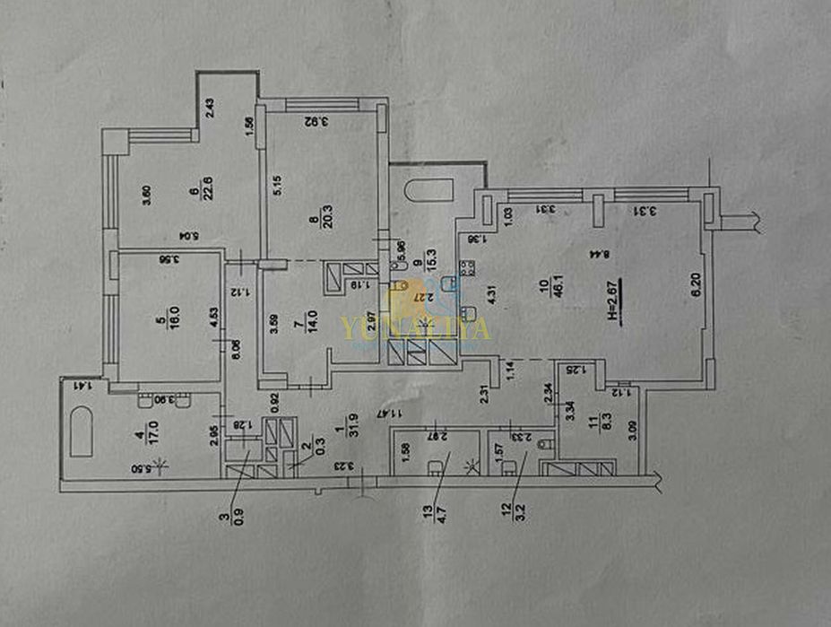 Квартира на вул. Драгомирова, 9 в Києві, ID 189282, фото №24