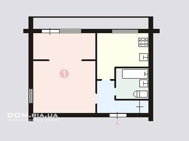 Квартира на Набережна в Запоріжжя, ID 330723, фото №3
