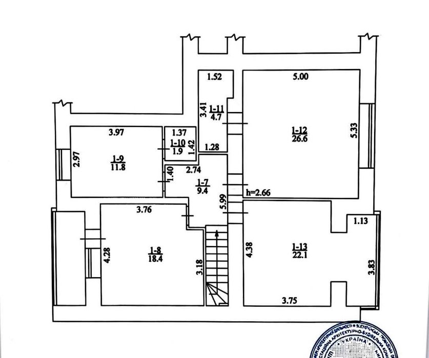 Квартира на вул. Тургенєвська 52/58 в Києві, ID 201413, фото №22