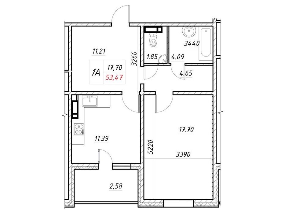Квартира на вул. Лугова в Києві, ID 301784, фото №11