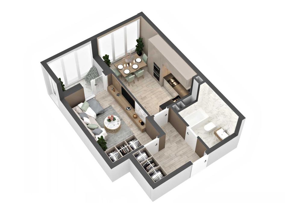 Квартира на вул. Кудряшова, 8-10 в Київ, ID 162190, фото №3