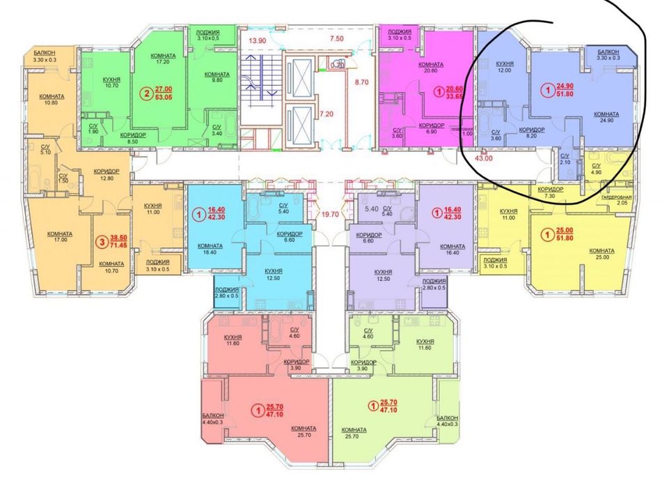 Квартира на вул. Борисоглебська, 111 в Києві, ID 311576, фото №15