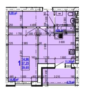 Квартира на вул. Валентиновська, 49 в Харкові, ID 185725, фото №2
