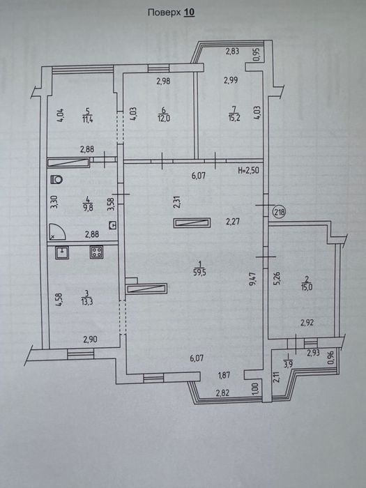 Квартира на вул. Василя Стуса, 26 в Києві, ID 193110, фото №13