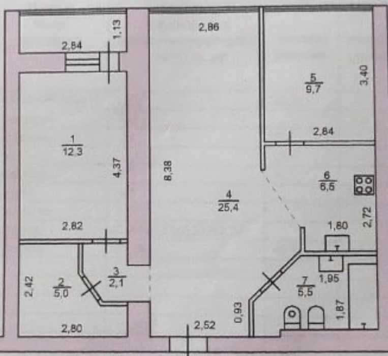 Квартира на Вознесенівський в Запоріжжі, ID 178068, фото №18