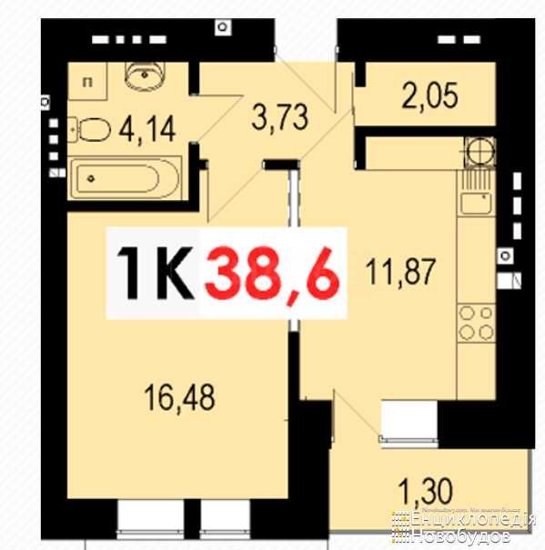 Квартира на ЖК “Стожари” в Івано-Франківську, ID 278772, фото №3