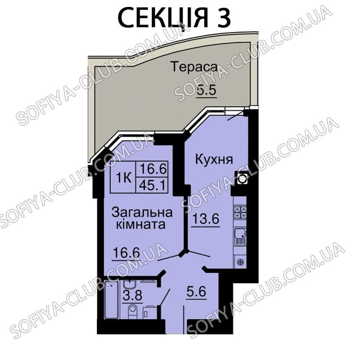 Квартира на ЖК Софія Клубний в Києві, ID 253909, фото №1