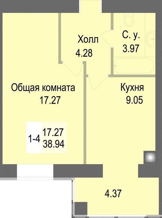 Квартира на вул. Соборна, 126/14 в Києві, ID 286874, фото №1