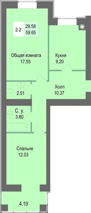 Квартира на вул. Героїв Небесної Сотні, 26/22 в Києві, ID 259984, фото №1