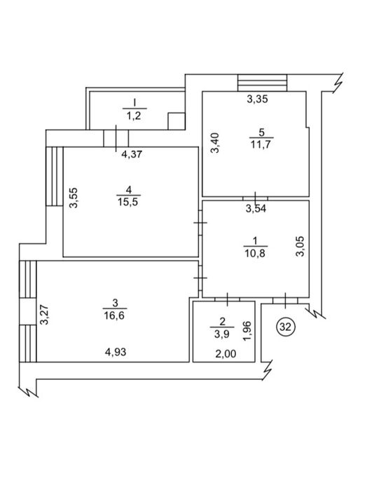 Квартира на вул. Шевченко в Чернігів, ID 219925, фото №3