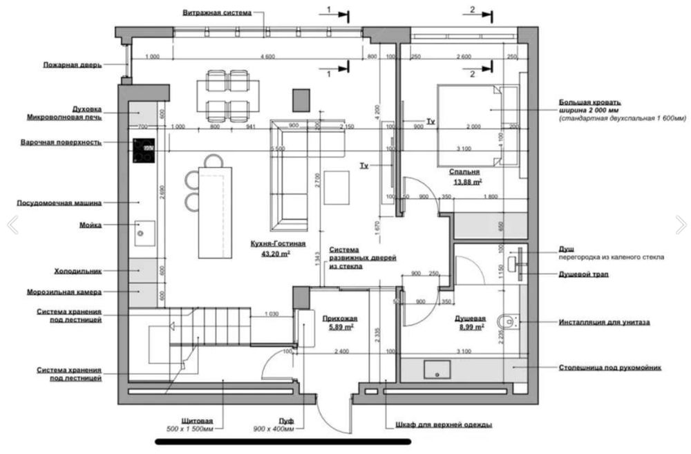 Квартира на вул. Сухумська, 22 в Харкові, ID 208456, фото №23