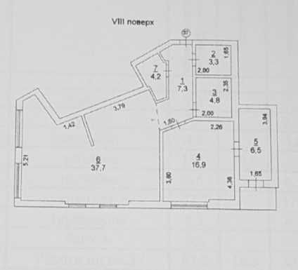 Квартира на ЖК Кокос в Одеса, ID 324130, фото №2