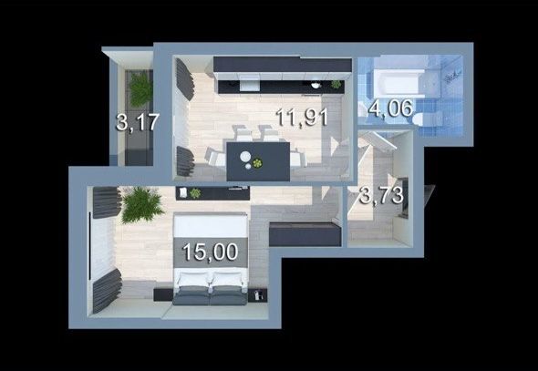 Квартира на ЖК Урлівський 2 в Києві, ID 300940, фото №3
