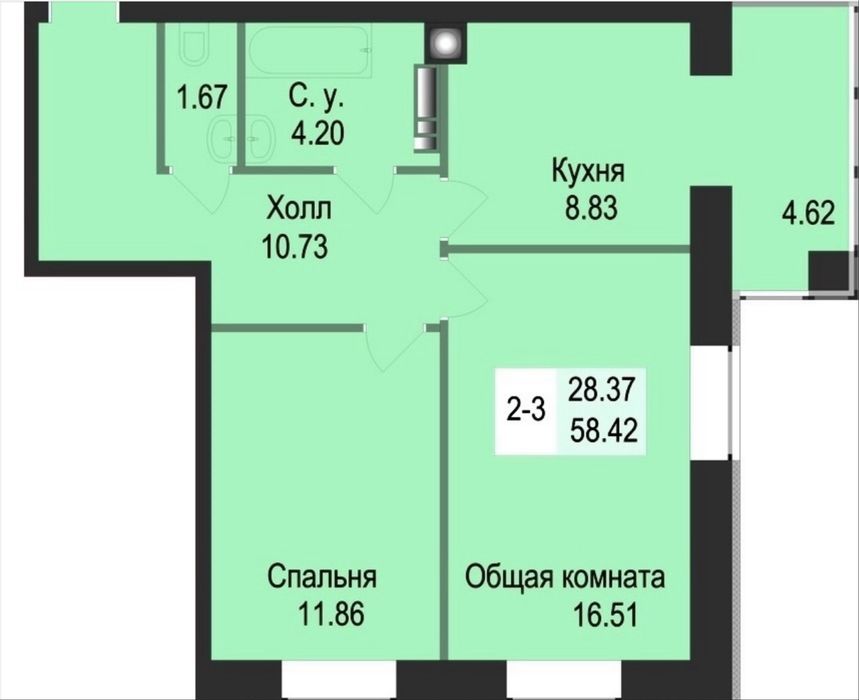 Квартира на Софіївська Борщагівка в Києві, ID 260030, фото №19