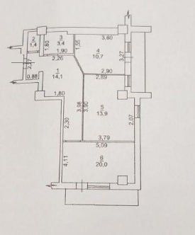 Квартира на вул. Пишоновська в Одесі, ID 171757, фото №15