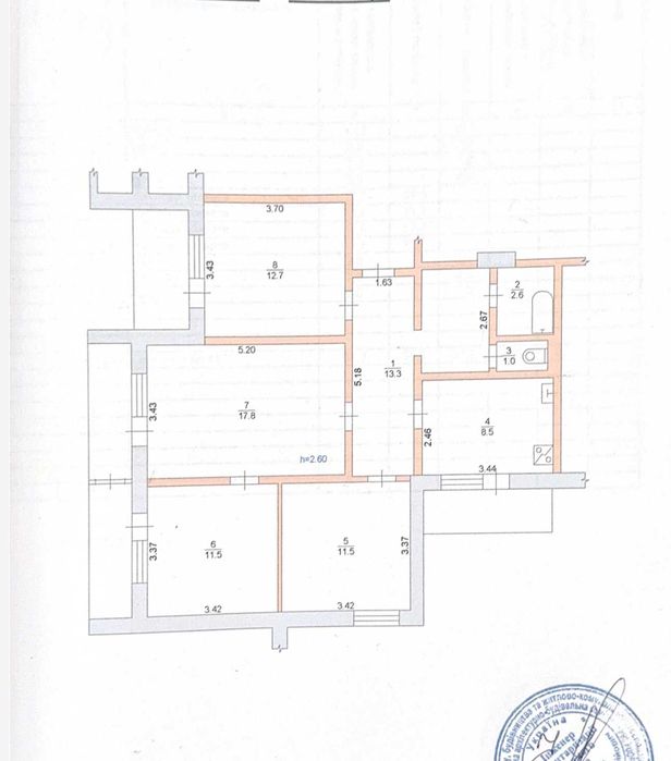 Квартира на вул. М. Закревського, 23 в Києві, ID 166786, фото №16