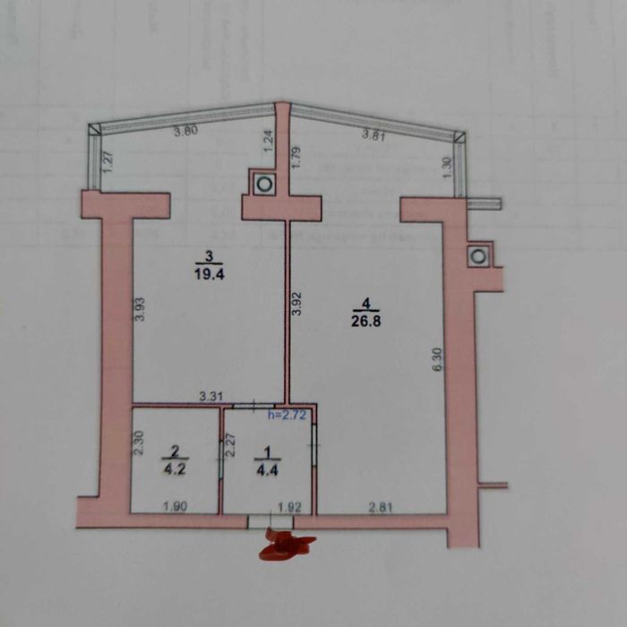 Квартира на вул. Степана Бандери в Хмельницькому, ID 219295, фото №2